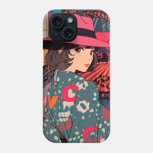 Retro Vintage Girl Anime Phone Case