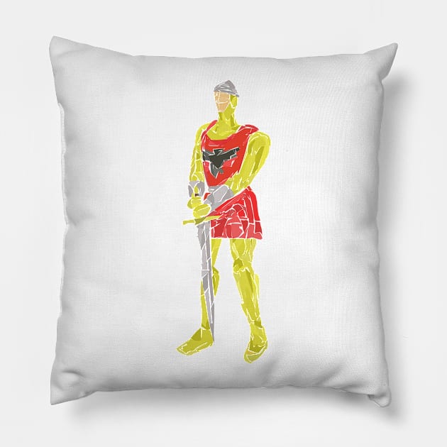 Shining Knight Pillow by Newtegan