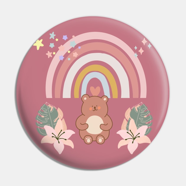 cute bubbly bear Pin by BZART