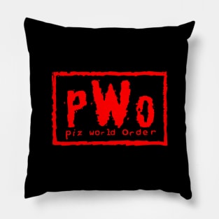 pWo Red - Piz World Order Pillow