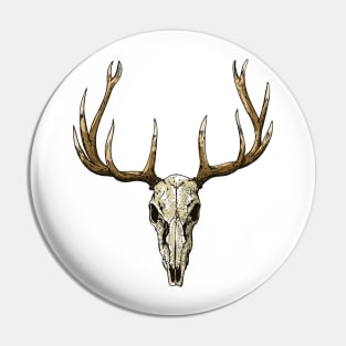 Skull deer Pin