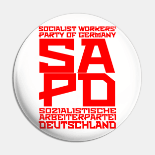 The Socialist Workers' Party of Germany (SAPD) Pin