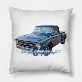 1968 Chevrolet C10 Stepside Pickup Truck Pillow