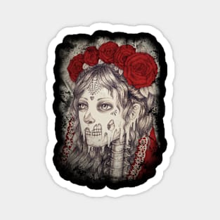 Melting Catrina Magnet