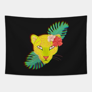 Rainbow jaguar Tapestry