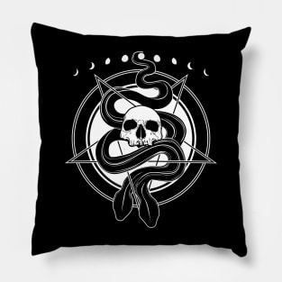 Pentacle and Snake Pillow