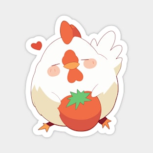 Cheery Chicken Gift: Tomato Treat Magnet