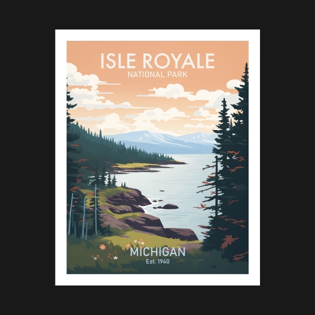 ISLE ROYALE NATIONAL PARK by MarkedArtPrints