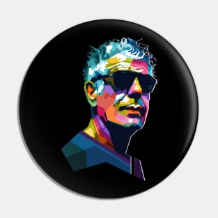 In the Spirit of Anthony Bourdain Explorer of Flavors Pin