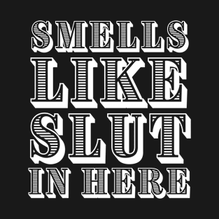 Smells like slut in here adult humor T-Shirt