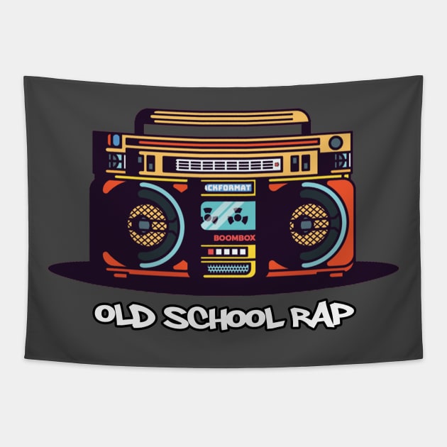 underground rap hip hop boombox Tapestry by untagged_shop