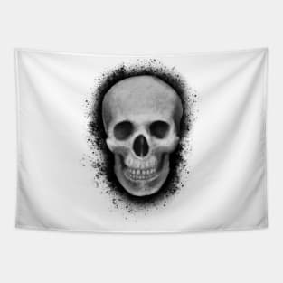 Gray Skull Tapestry