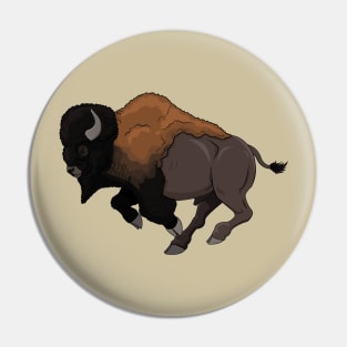 American Bison Bull Pin