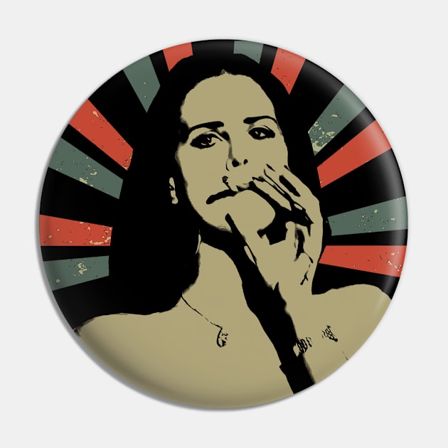 LANA DEL REY || Vintage Art Design || Exclusive Art Pin by Setipixel