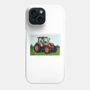 Orange Tractor Phone Case