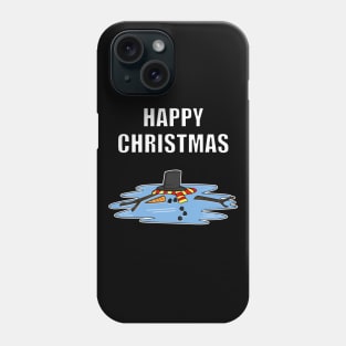 Happy Christmas 2020 Melted Snowman Funny Phone Case