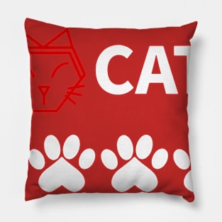 Amazing cute funny Tshirt for cat lovers Pillow