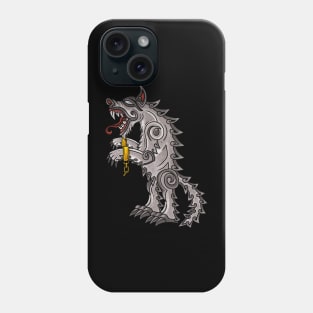 Ruler of the Nordic Seas: Viking Fenrir Monster Wolf Design Phone Case