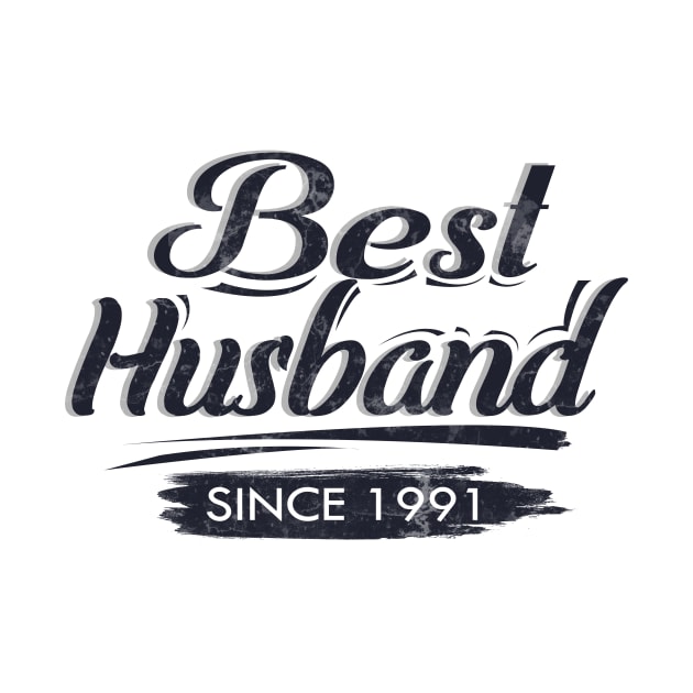 'Best Husband Since 1991' Sweet Wedding Anniversary Gift by ourwackyhome