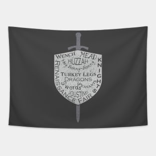 Ren Fest Costume Sword Tapestry