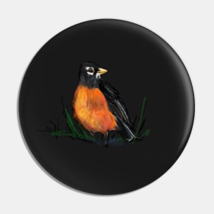 American Robin Pin