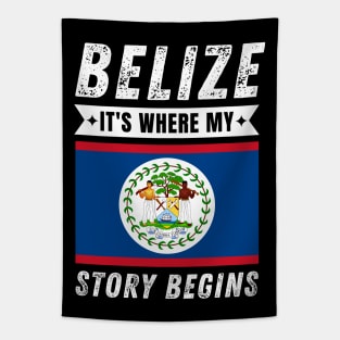 Belize It's Where My Story Begins Tapestry