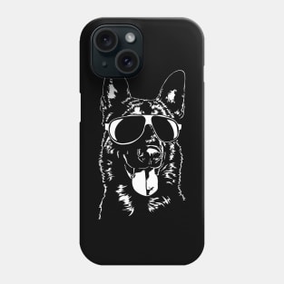 Belgian Malinois sunglasses cool dog Phone Case