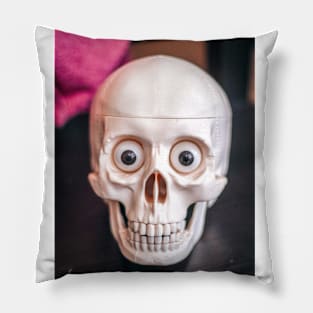 White skull Pillow