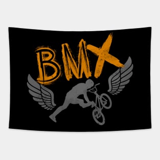 BMX Bike Wings Street Style Art Bicycle Cycling Tapestry