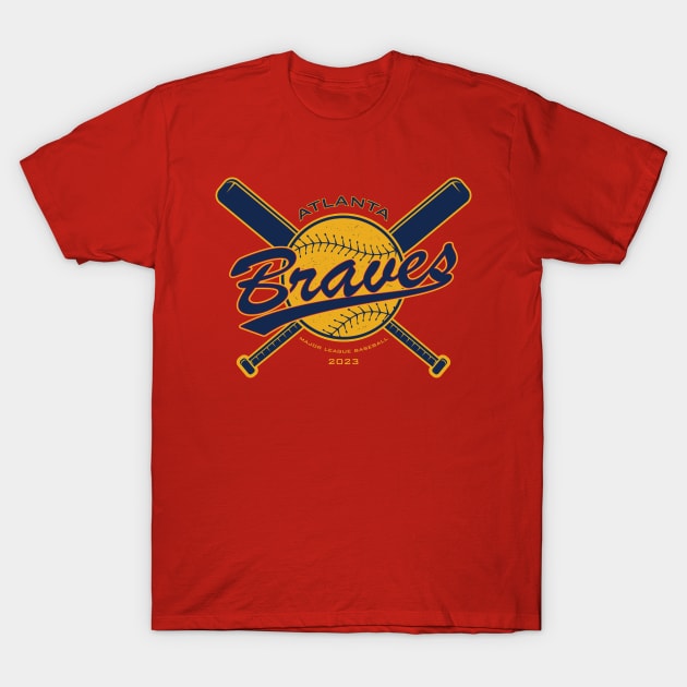 atlanta braves tshirt in 2023  Atlanta braves tshirt, Baseball