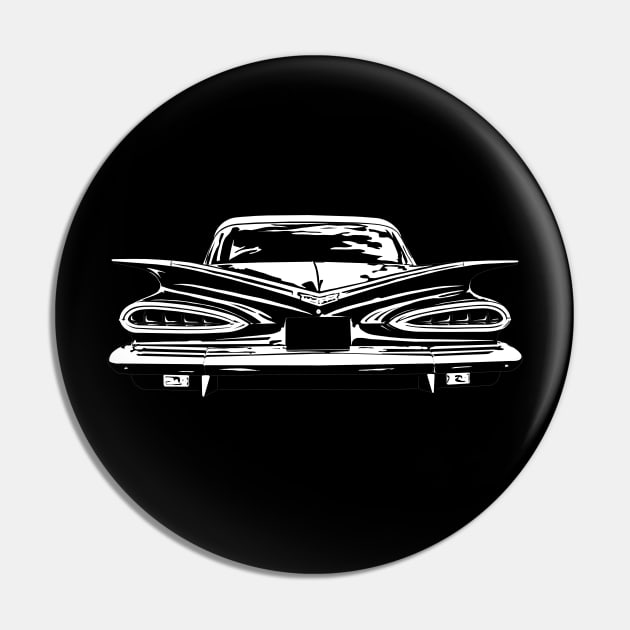 1959 Chevy Pin by GrizzlyVisionStudio