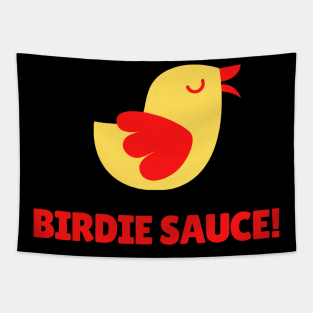 Birdie Sauce Fun Golf Apparel Tapestry