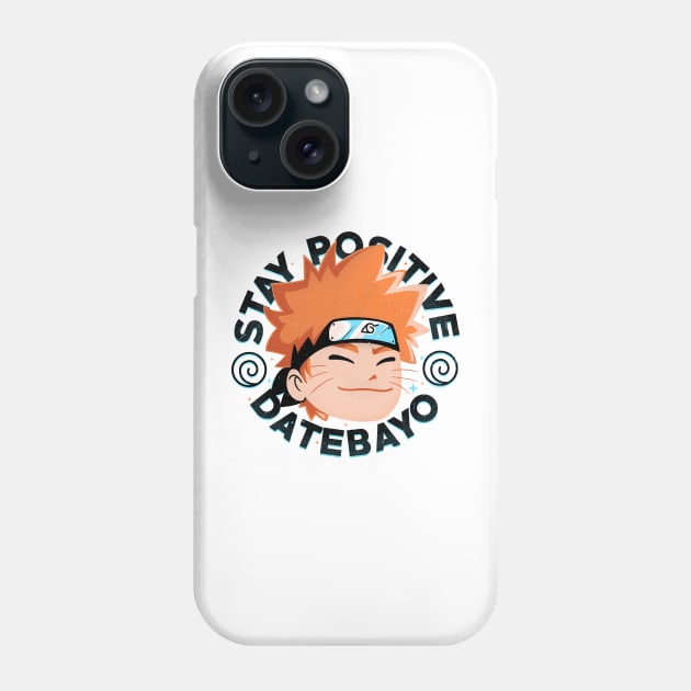 Stay positive Phone Case by Eoli Studio