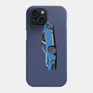 Lamborghini Miura in blu Phone Case