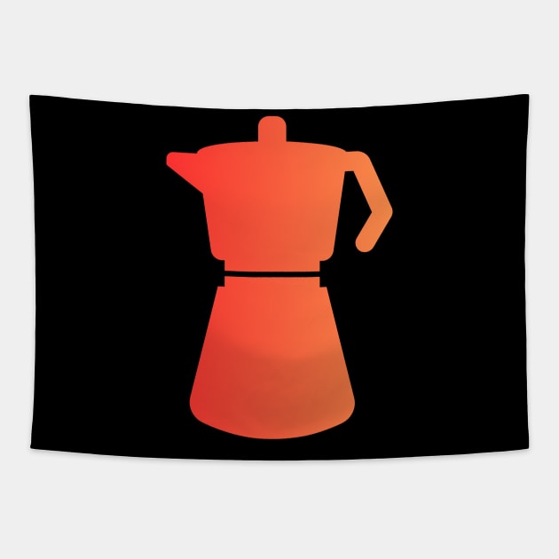 Moka Pot Design Tapestry by In Beauty We Trust