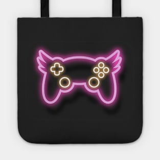 Neon Pink Winged Controller Tote