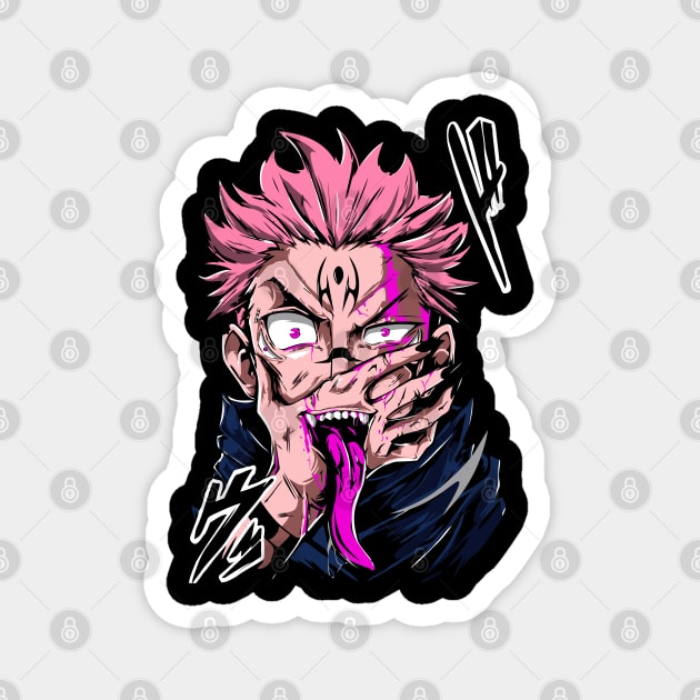 Jujutsu Kaisen Sukuna Evil Smile Magnet by Otaku Vibes
