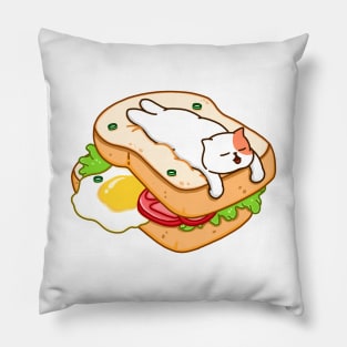 Cat and Sandwich Bread Pillow