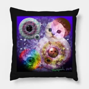 Crystal Cats Pillow