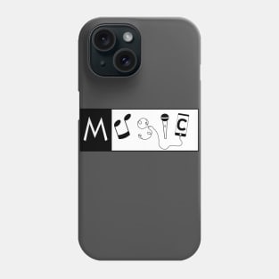 Musical word Phone Case