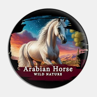 Arabian Horse - WILD NATURE - HORSE -16 Pin