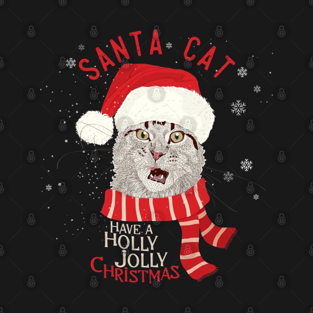 santa cat by stark.shop