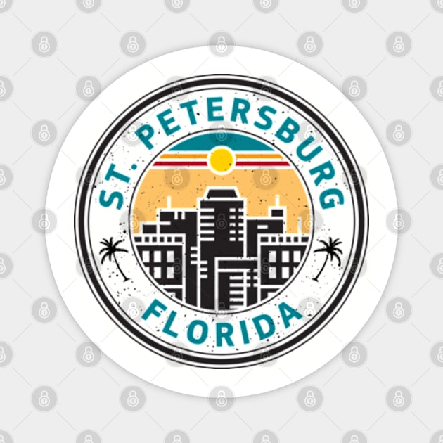 St. Petersburg, FL Magnet by LouMax