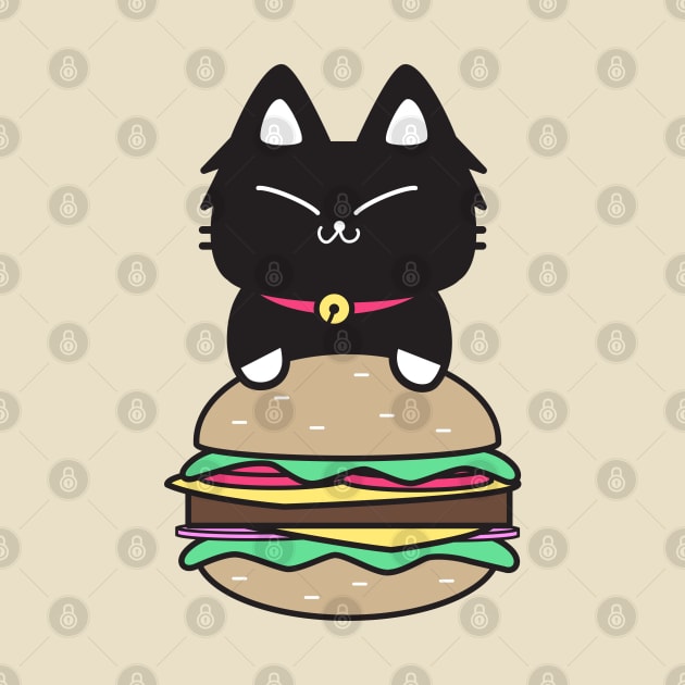 Burger Cat by plattercats