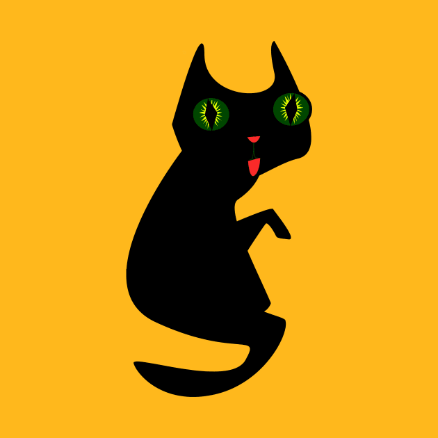 Ugly Black Cat by Alishamenjangan