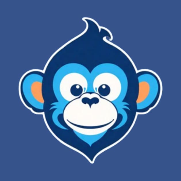 Happy Blue Monkey by VRMonkeyz