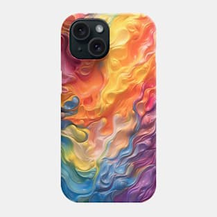 Rainbow Flow Abstraction Phone Case