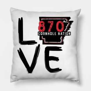 870 Love Small Corner Logo Pillow