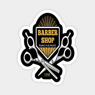 barber Shop logo Magnet