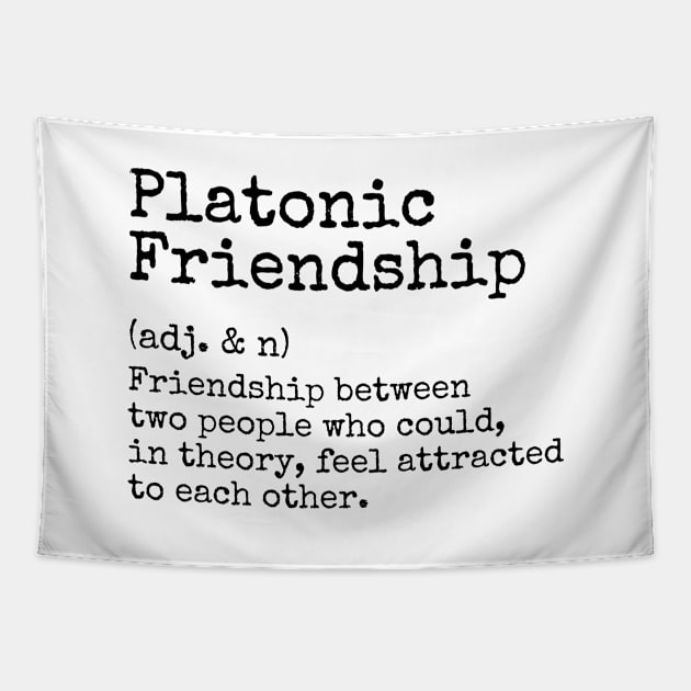 Best Friends are Kindred Spirits, Platonic Soulmates Forever Tapestry by Mochabonk